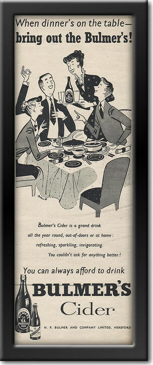 1955 Bulmer's Cider - framed preview