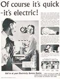 1955 Electricity Board - vintage ad