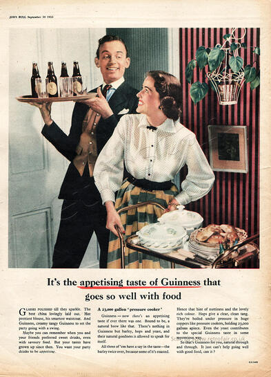 1955 Guinness vintage ad