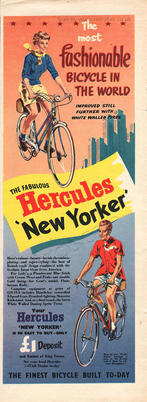 retro Hercules Bicycles  ad