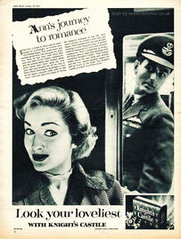 1955 Knight's Castile vintage ad