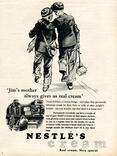 1955 Nestlé Cream vintage ad
