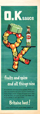 1955 OK Sauce vintage ad