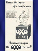 1955 OXO Cubes - vintage ad