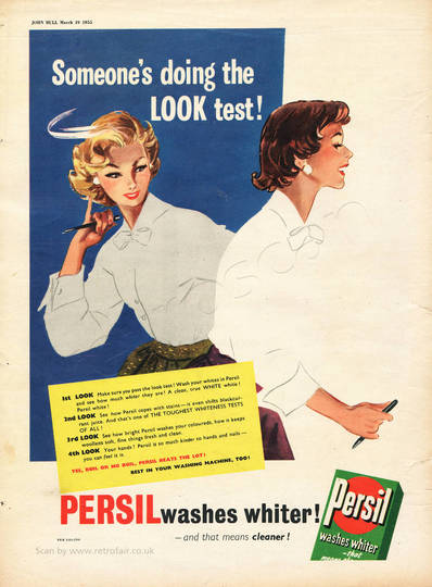 vintage Persil Detergent advert
