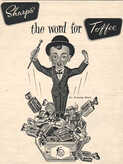 1955 Sharps Toffee magazine ad