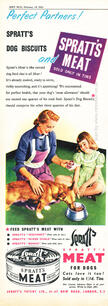 1955 Spratt's Dog Meat - unframed vintage ad