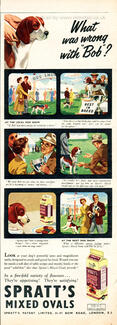 1955 Spratts Mixed Ovals  vintage ad