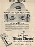 1955 Three Threes Cigarettes