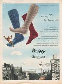 1955 Wolsey Grip-Tops
