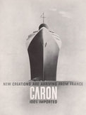 1949 Caron perfume ad