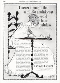 1961 Maxwell Croft Vintage Ad