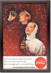  1956 Coca Cola - framed preview retro