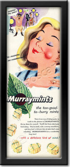 1956 vintage Murraymints ad