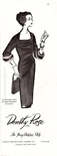 1958 Dorothy Rose  Vintage ad
