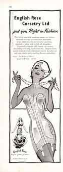 1958 vintage English Rose advert