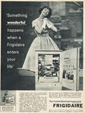 1958 Frigidaire vintage ad