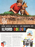 1958 Ilford Film - vintage ad
