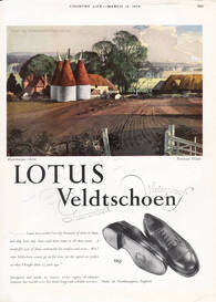 1958 Lotus Veldtschoen unframed vintage ad