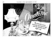 1958 Ovaltine - unframed vintage ad