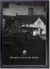 1958 Rolls Royce - framed preview retro