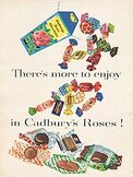 1958 Cadbury's Roses - vintage ad