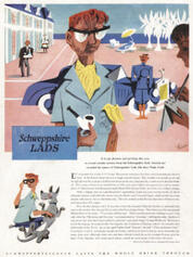 1958 Schweppes - vintage ad