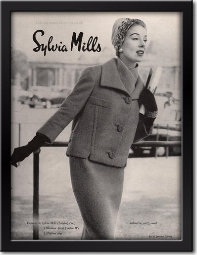 1958 Sylvia Mills framed preview