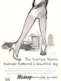 1958 Wolsey Nylons vintage ad