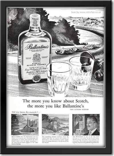 1959 vintage Ballantines Scotch Whisky