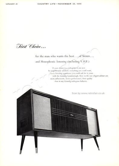 1959 Grundig stereo