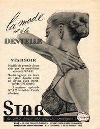 1959 Star Lingerie - unframed vintage ad