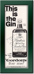 vintage 1965 Gordon's Gin