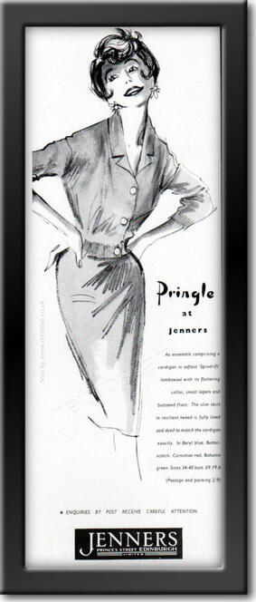 1961 vintage  Jenner's / Pringle 