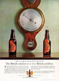 1961 Whitbread Beer - unframed vintage ad
