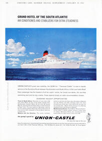 1962 Union Transvaal Castle - Castle Line 