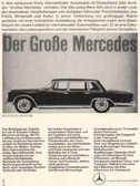  1963 Mercedes-Benz - vintage ad