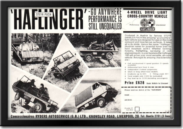1964 Steyr Puch Halflinger - unfarmed