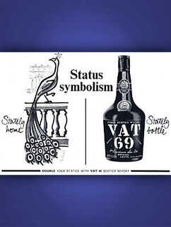 1963 VAT 69 Whisky - Status 'Riding'