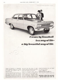 1966 Vauxhall Cresta advert