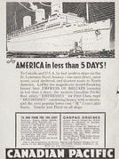 1935 Canadian Pacific - vintage ad