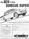 1958 Sunbeam Rapier - vintage ad