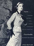 1953 Courtaulds - vintage ad
