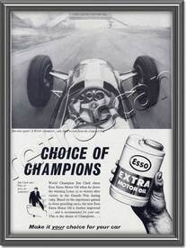1964 Esso Extra Oil Retro Ad