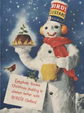 1953 Birds Custard Snowman Christmas