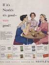 1953 Nestlé Products vintage ad