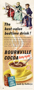 1952 Bournville Cocoa - unframed vintage ad