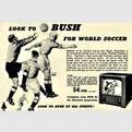 1954 Bush Television Soccer - vintage ad