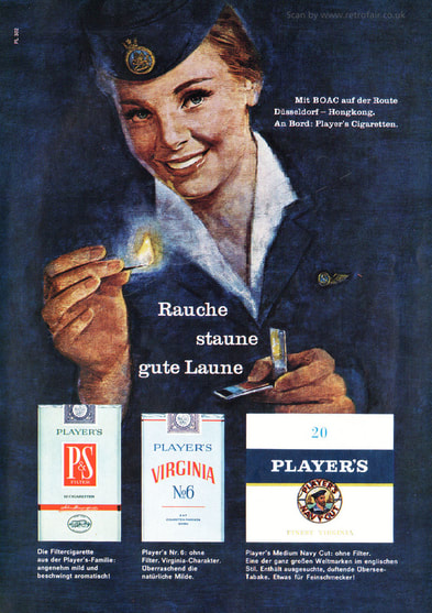1961 Player's Cigarettes - unframed vintage ad