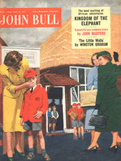 1955 April John Bull Vintage Magazine Mum wiping her child's nose